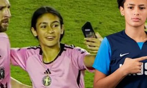 Bé gái chụp selfie với Messi vụt nổi tiếng: Gây choáng vì lột xác ở tuổi 14