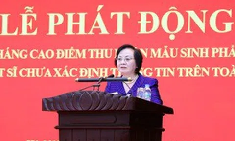 Phát động cao điểm thu nhận ADN, mở thêm cơ hội xác định danh tính liệt sĩ