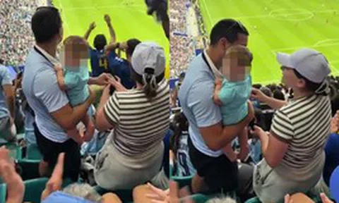 Cầu hôn ngay trên khán đài World Cup, cặp đôi nhận cái kết "dở khóc dở cười"