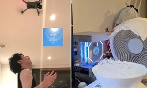 Nắng nóng kỷ lục ở châu Âu, hội du học sinh dùng cả flycam để... làm mát