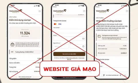 Vietcombank gửi cảnh báo khẩn tới khách hàng