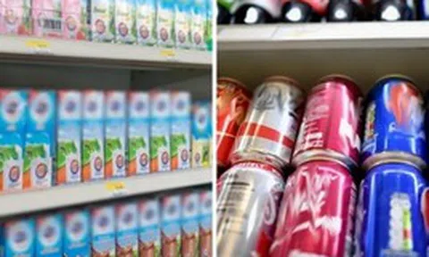 Vì sao sữa thường đựng trong hộp giấy, còn nước ngọt lại chuộng lon nhôm?