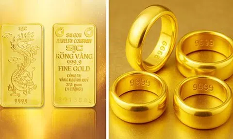 Giá vàng hôm nay (10/7): Vàng miếng SJC và nhẫn biến động bất ngờ, neo ở vùng giá cao