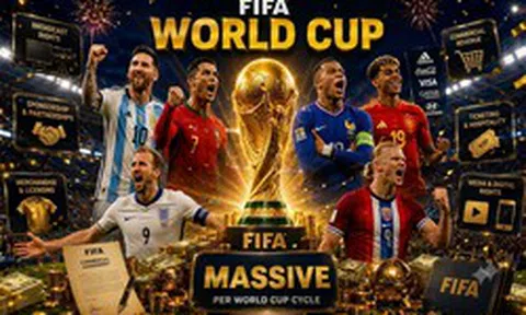 FIFA kiếm bội tiền khi Messi, Ronaldo, Mbappé “đổ mồ hôi” mùa World Cup