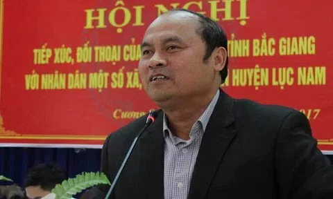 Kỷ luật cảnh cáo 2 nguyên lãnh đạo tỉnh Bắc Giang