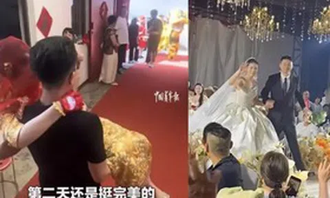 Cô dâu ngủ say quên luôn ngày cưới, chú rể không trách mà còn làm một điều bất ngờ