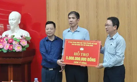 Ủy ban Trung ương MTTQ Việt Nam phân bổ 5 tỷ đồng hỗ trợ Lai Châu khắc phục hậu quả thiên tai