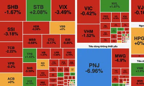 VN-Index giảm gần 13 điểm, thanh khoản suy yếu