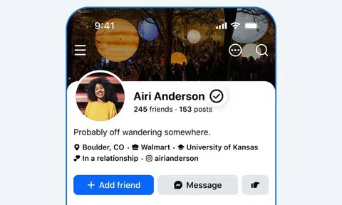 Facebook ra mắt "tick trắng" miễn phí