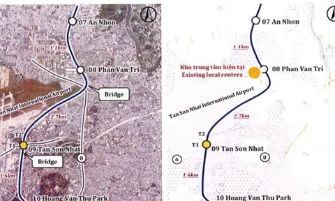 Quy mô tuyến metro xuyên tâm TP.HCM kết nối sân bay Tân Sơn Nhất