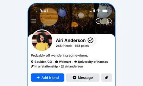 Facebook ra mắt "tick trắng" miễn phí