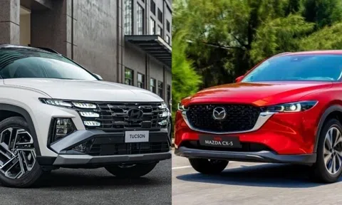 Đều giảm giá sâu, Mazda CX-5 và Hyundai Tucson bản thấp khác gì nhau?