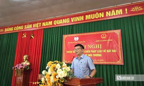 Hội Luật gia tỉnh Thanh Hóa tổ chức tuyên truyền, phổ biến pháp luật tới người dân miền núi