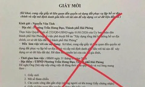Công an cảnh báo thủ đoạn giả mạo “Giấy mời” về đất đai để lừa cài mã độc, chiếm đoạt tiền