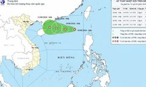 Biển Đông có áp thấp nhiệt  đới