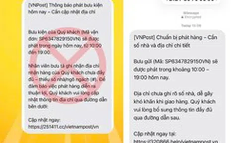 Công an thông báo đến tất cả những ai nhận được tin nhắn có nội dung  sau