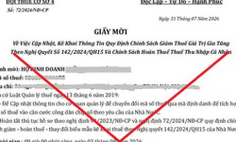 Khuyến cáo người nộp thuế lưu ý các dấu hiệu nhận biết website và thông tin giả mạo cơ quan Thuế để lừa đảo
