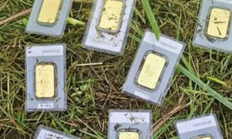 Phát hiện 10 thỏi vàng nặng 280g dưới lớp cỏ một hồ chứa nước, chưa xác định được chủ nhân
