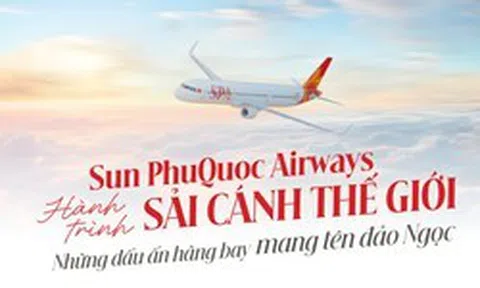 Infographic: Bức tranh về Sun PhuQuoc Airways sau gần 1 năm hoạt động