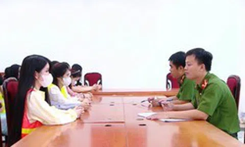CA khám xét 9 địa điểm tại 5 tỉnh thành, đưa 47 đối tượng về trụ sở, cầm đầu là Ngô Thị Trang SN 1990