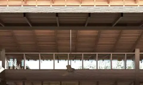 Thiết kế cụm nhà truyền thống sắp xếp quanh sân trung tâm