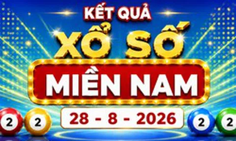 XSMN 28/8 - Xổ số miền Nam hôm nay ngày 28/8/2026