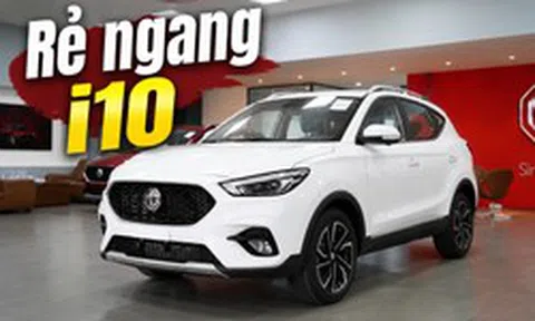 Càng sát ngày ra mắt đời mới, MG ZS giảm giá càng ‘tất tay’: Bản rẻ nhất còn 368 triệu đồng, làm khó cả Morning, i10