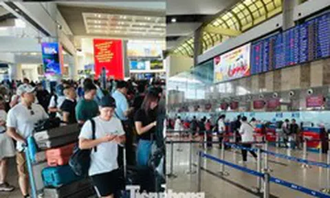 Sân bay Nội Bài cao điểm 2/9: Nơi đông nghịt, chỗ vắng tanh