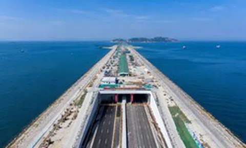Phát hiện Trung Quốc đánh chìm 18 khối bê tông nặng tổng cộng 1 triệu tấn xuống đáy biển, ghép chính xác sai số 3mm - công trình ngầm dài 5km hoàn thiện sau 20 tháng