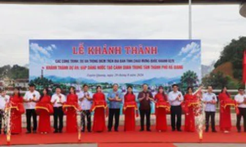 Tuyên Quang khánh thành đập dâng hơn 330 tỷ đồng trên sông Lô