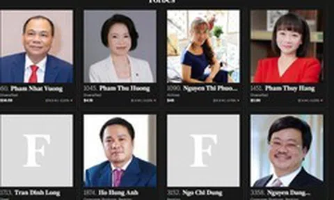 8 tỷ phú giàu nhất Việt Nam hiện nay trên Forbes