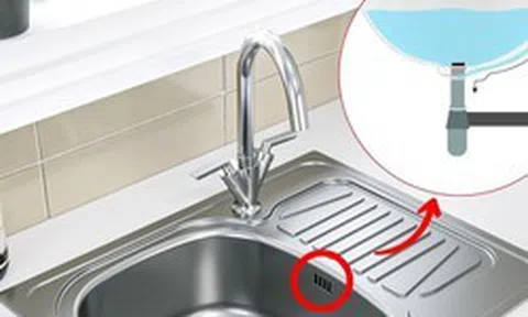 Công dụng quan trọng của chiếc lỗ nhỏ trên bồn rửa bát: Nhiều người không nghĩ ra