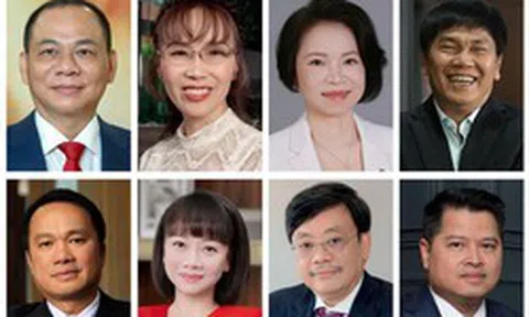 Tài sản vợ chồng tỷ phú Phạm Nhật Vượng chiếm gần 3/4 Top 20 người giàu nhất sàn chứng khoán Việt Nam