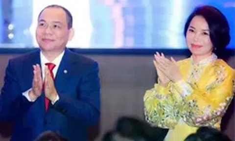 Sau dịp 2/9, vợ chồng tỷ phú Phạm Nhật Vượng có thêm hơn 1 tỷ USD