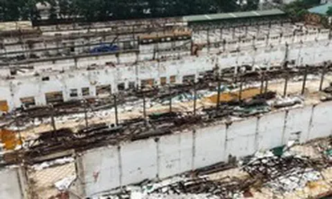 Diện mạo khu ‘đất vàng’ 3,6 ha sau khi nhà máy Giầy Thượng Đình tháo dỡ