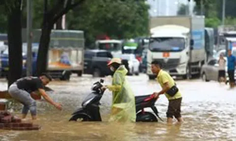 Hà Nội chính thức có 'Bản đồ mưa ngập'