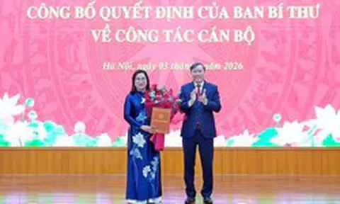 Ban Bí thư Trung ương Đảng điều động, bổ nhiệm nhân sự