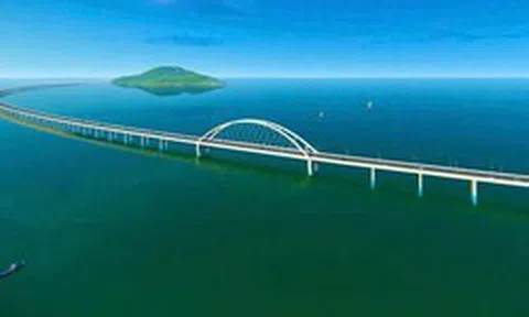 Cầu vượt biển dài nhất Việt Nam dần lộ diện: Hoàn thành 420 cọc nhồi trên cạn, biển