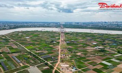 Cầu Ngọc Hồi đang dần thành hình, dự kiến về đích trước APEC 2027