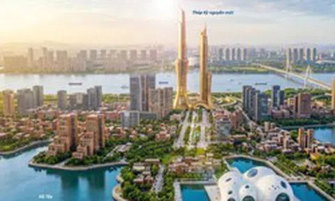Hé lộ phối cảnh 'siêu' Tháp Kỷ nguyên 109 tầng dự kiến xây bên sông Hồng