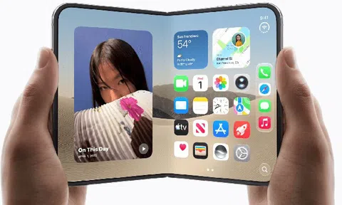 Apple lần đầu ra mắt điện thoại màn hình gập iPhone Duo