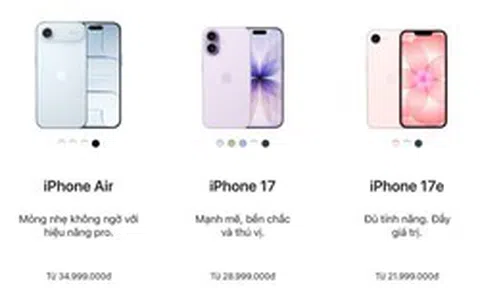 Apple vừa tăng giá iPhone đời cũ: iPhone Air giờ ngang giá bản Pro Max, iPhone 17e tăng lên tận 22 triệu
