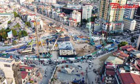 Hà Nội: Cho phép phương tiện đi vào làn BRT tại nút Láng Hạ - Giảng Võ