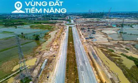 Toàn cảnh đại lộ rộng gần gấp 3 lần đường băng sân bay, chạy xuyên siêu dự án 925.000 tỷ đồng, kết nối trực tiếp tới sân vận động 135.000 chỗ lớn nhất thế giới của Vingroup