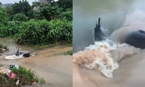 Danh tính nam sinh viên mất tích nghi bị nước cuốn khi đi qua đường ngập sâu