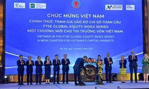 Đánh cồng ghi dấu chứng khoán Việt Nam vào nhóm thị trường mới nổi
