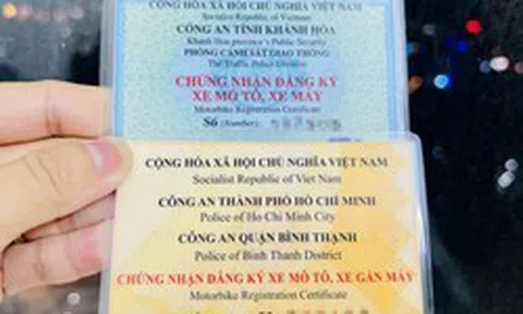 Người dân chú ý thông báo quan trọng liên quan đến giấy đăng ký xe