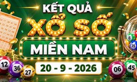 XSMN 20/9 - Kết quả xổ số miền Nam hôm nay 20/9/2026 - XSMN ngày 20 tháng 9