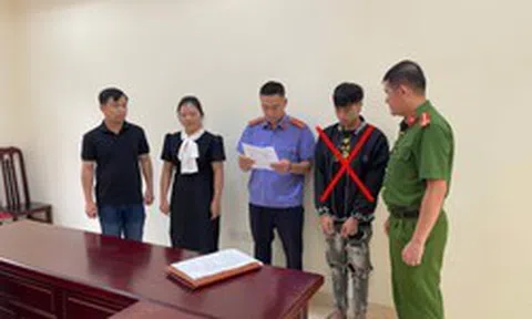 Thi hành bắt tạm giam Hoàng Văn Thắng SN 2007