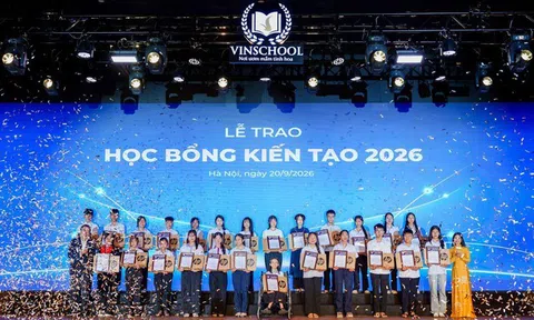 Học bổng Kiến tạo mùa 6 của Vinschool: Trao cơ hội để học sinh kiến tạo tương lai